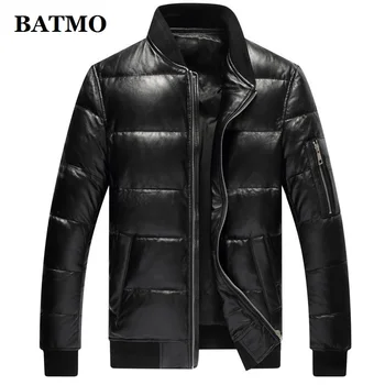 BATMO 2020 нови мъжки зимни якета на 90% бял утином топола, утепленное топло палто от естествена кожа, размер S-5XL 1927
