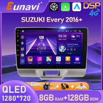 Eunavi Android Автомобил, GPS Навигация за Suzuki Всеки 2016 + Стерео Главното устройство Авто Радио Мултимедиен Плейър 2din 2 din dvd