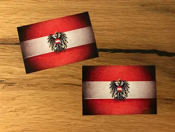 Австрия Стикер Ретро Флаг Флаг На Австрия Внедорожная Експедиция V8 # 354
