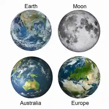 Възрастен Пъзел 1000 Парчета Земя На Луната Европейската Австралия Пъзел Романтичен Пейзаж Пъзел Творчески Сам Пъзел Очарователна Играчка Imagine