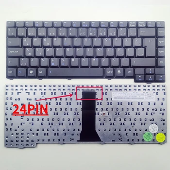 Турска Клавиатура за лаптоп ASUS F2 F20 F2JE F2JV F2L x53L (24PIN) Черно Оформление TR