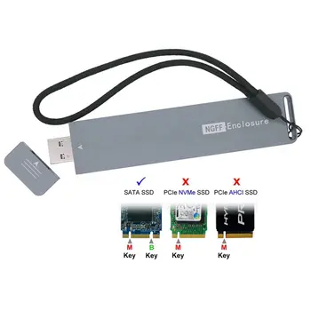 CY USB 3.0 Външен адаптер PCBA Conveter Адаптер тип флаш диск за B / M-key NGFF M2 SSD