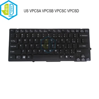 Новата клавиатура с подсветка на САЩ за Sony VAIO VPCSA VPCSB VPCSC VPCSD VPC SA SB SC SD Английска клавиатура за лаптоп с подсветка 045-0011-129-B