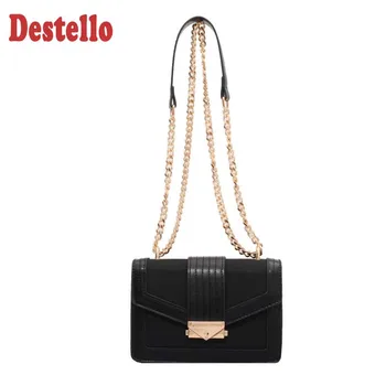 дамски чанта през рамо, модни и ежедневни дамски квадратна малка чанта, луксозна чанта, класически дамски чанти-тоут в ретро стил