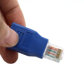 Кабел конектор Ethernet Адаптер RJ-45 M/F, за настолен КОМПЮТЪР