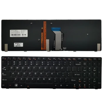 НОВАТА клавиатура за лаптоп на САЩ за Lenovo IdeaPad Y580 Y580N Y580NT us клавиатура с подсветка 25207342 PK130N02C04
