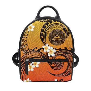 Cumagical 2022 Модерен Принт При Поискване Цветни Хавай Жълто Цвете Хибискус Дизайн Детски Мини Раница На Поръчка Чанта През Рамо