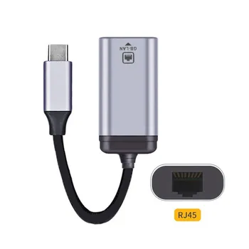 Cablecc USB-C Type-C USB3.От 1 до 1000 Mbps Gigabit Ethernet Мрежов Кабел LAN Адаптер за Лаптоп