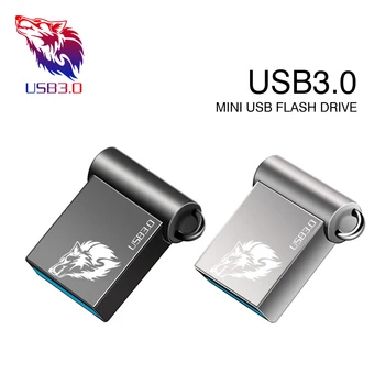 Високоскоростни Водоустойчиви USB 3.0 Метален Флаш-Памет и 128 GB Карта usb флаш памет USB-Устройство на Флаш-Диск