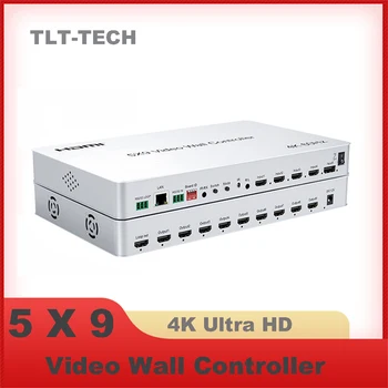 4, К/60 Hz HDMI Видеостенный Контролер 5x9 RS232 HDMI Видеостенный Контролер с Линия