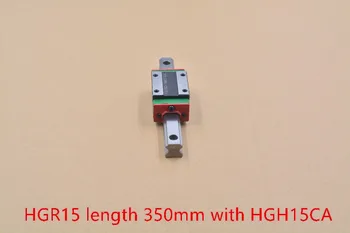 Ширина на линейно ръководните перваза HGR15 15 мм дължина 350 мм с водач водач на движението HGH15CA за ос cnc xyz 1 бр.