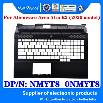 Нов оригинален САЩ Акцент За Ръце на Горния Капак, Калъф C под формата на миди черно За Dell Alienware Area 51m R2 (модел 2020) геймърски Лаптоп NMYT8 0NMYT8