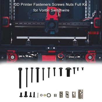 3D принтер крепежни елементи, Винтове Гайки Пълен комплект За Voron Switchwire Voron0.1 Гайка Винтове Пълен Комплект