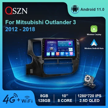 Радиото в автомобила Android 11 Мултимедиен Плеър За Mitsubishi Outlander 3 2012-2018 Левосторонний водача 4G GPS IPS NAVI Carpaly + Авто Стерео