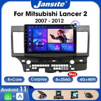 Jansite 2 Din Android 11,0 Автомобилен Радиоприемник За Mitsubishi Lancer въз основа на 2007-2012 8G + 256G Мултимедиен Плейър 4G + WiFi Главното устройство Авторадио