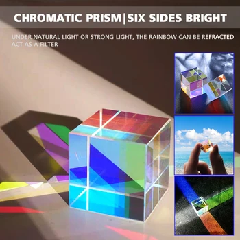 12,7 мм Оптично Стъкло X-cube Дихроичный Куб, Призма, RGB Объединитель Сплитер Подарък