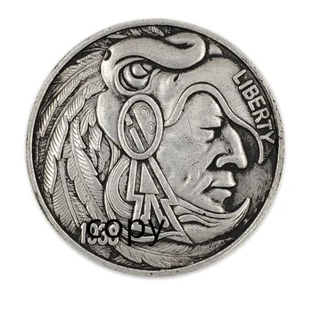МОНЕТА Cthulhu Mythos HOBO МОНЕТА Рейнджърс МОНЕТА на САЩ Монета Подарък се Обадете РЕПЛИКА Възпоменателна Монета - РЕПЛИКА на Монетата Медал Колекция от Монети
