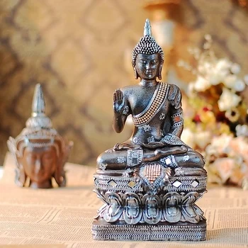 Юго-Източна Азия Статуя на Буда от Лотос Украса на Хотела Колекция на будизма Занаят