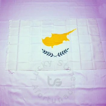 Кипър 90*150 см флаг Банер Окачен Националният флаг на Кипър за среща, на Парад, партита.Подвешивание, за украса