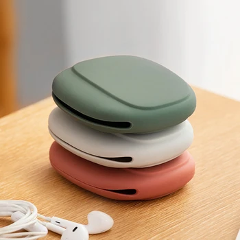 3 Цвята Преносим Силикон Кутия За Съхранение на Слушалки е Лесна за Зареждане на Мобилен телефон, Кабел За Пренос на Данни Чанта За Организиране на Защитно покритие