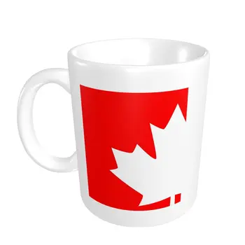 Рекламна Новост Канада Кленов Лист Знаме, Емблемата на Чаши Хумор Графичен R333 Печат на ЧАШИ чаши за кафе