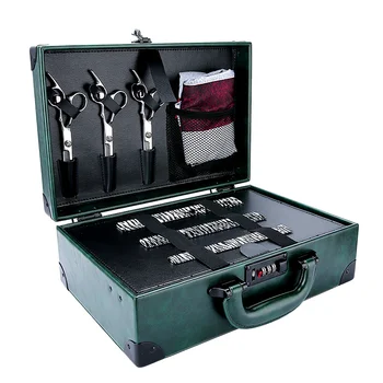 Фризьорски комплект инструменти инструменти за фризьорски салон, многофункционална кутия за съхранение на преносим сешоар кутия за пароли, здрав и издръжлив