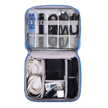 Creative digital bag мобилен телефон, кабел за пренос на данни чанта за съхранение чанта за съхранение на зареждане чанта за съхранение на съкровища
