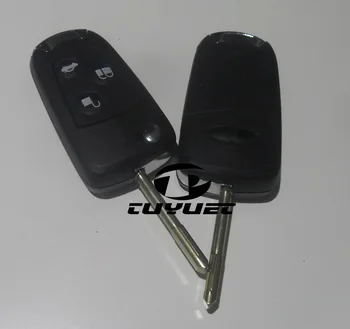 Празен Промяна на Сгъване на Флип-Дистанционно Ключ за Ford Mondeo 3 Бутона Калъф за Ключове