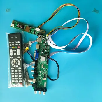 Комплект за LP150X08-TLB1/LP150X08-TLC1 1 CCFL LCD дисплей 30pin такса контролер Цифров HDMI Панел за дистанционно DVB-T 1024X768 TV VGA USB AV 15 