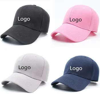 Нови възрастни ежедневни памучни шапки с логото на Унисекс, изработени по поръчка шапка на шофьор на камион, Регулируема заоблена шапка
