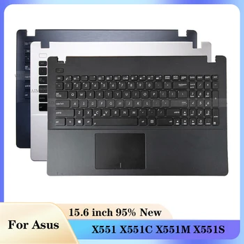 За Asus X551 X551C X551M X551S Черен, Бял Цвят Поставка за Ръце Лаптоп главни Букви С Клавиатурата САЩ