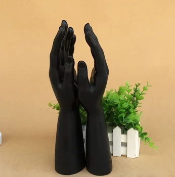 Нов Стил Черен Ръчно Манекен С Пет Пръста Модел Ръцете На Най-Доброто Качество В Продажба
