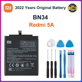 Въведете Mi Оригинална Батерия за Телефон BN34 за Xiaomi Redmi 5А 5.0 е 