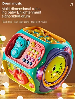 FQ Детски Музикален Барабан Детски Пат Ранното Образование Забавни Играчки