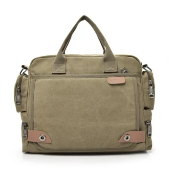 Мъжки холщовая чанта с множество офиси, Модерна мъжка чанта през рамо, Бизнес и ежедневни преносима чанта-месинджър, Портфолио